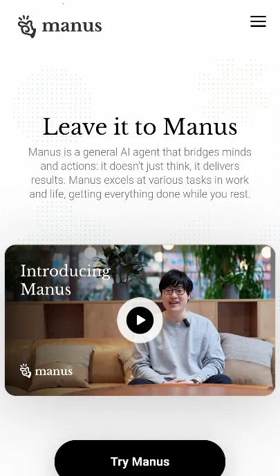 Manus(AI��������)v1.0 ��Ѱ�